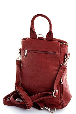 STYLISH CHIC STUDDED CONVERTIBLE BACKPACK