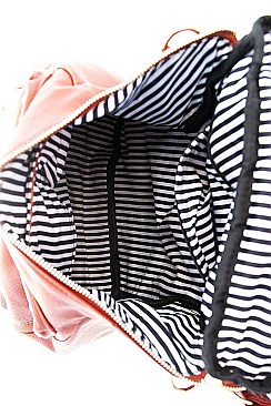 STYLISH CHIC STUDDED CONVERTIBLE BACKPACK
