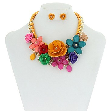 Trendy Set, Multi Flower Statement SLMNE1234