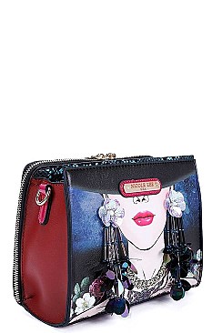 MY NAME IS KARLA PRINT CROSSBODY SHOULDER BAG BY Nicole Lee