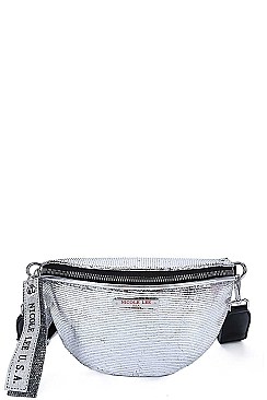 METALLIC GLOSSY WAIST BAG BY Nicole Lee