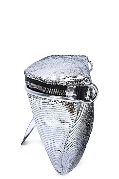 METALLIC GLOSSY WAIST BAG BY Nicole Lee