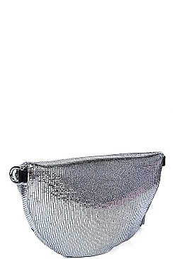 METALLIC GLOSSY WAIST BAG BY Nicole Lee