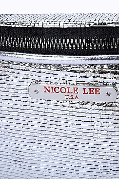 METALLIC GLOSSY WAIST BAG BY Nicole Lee