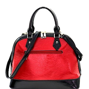 Bee Charm Patent 2 in 1 Twin Dome Satchel SET  MH-MP7262