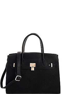 2 IN 1 SATCHEL WITH LONG STRAP