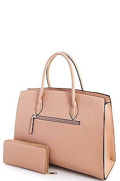 2 IN 1 SATCHEL WITH LONG STRAP