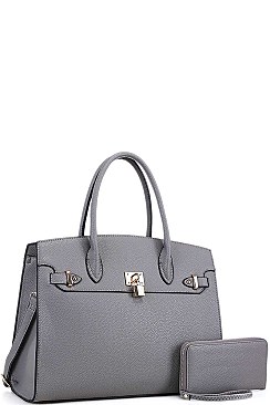 2 IN 1 SATCHEL WITH LONG STRAP