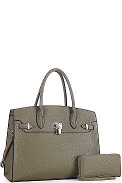 2 IN 1 SATCHEL WITH LONG STRAP