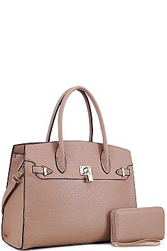 2 IN 1 SATCHEL WITH LONG STRAP