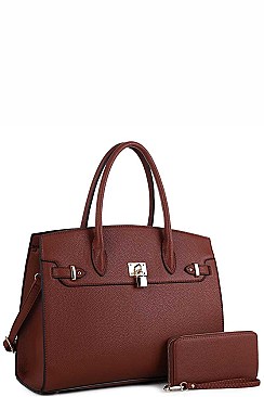 2 IN 1 SATCHEL WITH LONG STRAP