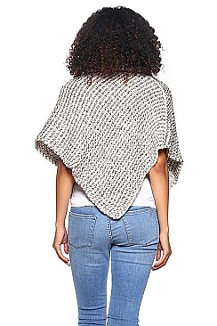 Elegant Fashion Knitted Poncho FM-MSF2476