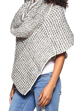 Elegant Fashion Knitted Poncho FM-MSF2476