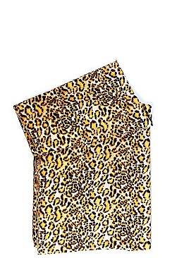 Soft Blended Leopard Scarf