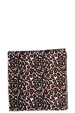 Soft Blended Leopard Scarf