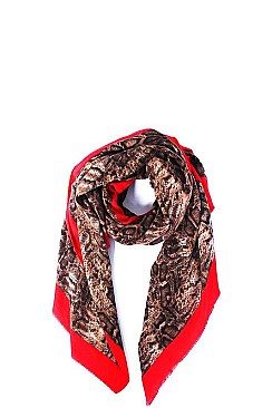 Fashionable Blended Python Scarf