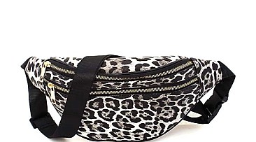 LEOPARD & SNAKE PRINT FANNY PACK