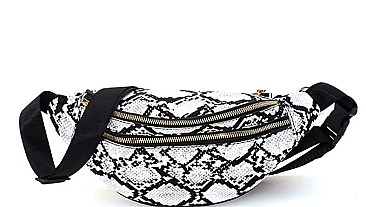 LEOPARD & SNAKE PRINT FANNY PACK