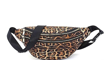LEOPARD & SNAKE PRINT FANNY PACK