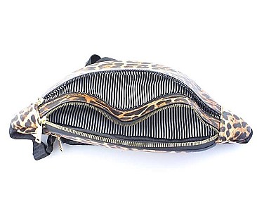 LEOPARD & SNAKE PRINT FANNY PACK