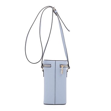 Crossbody Combo Cellphone Holder with Front Zipper