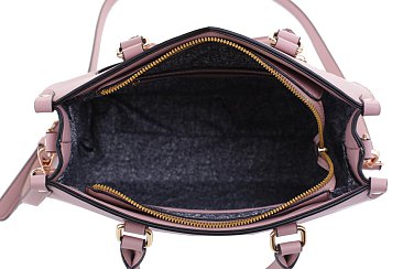 Tall Satchel with Shoulder Strap