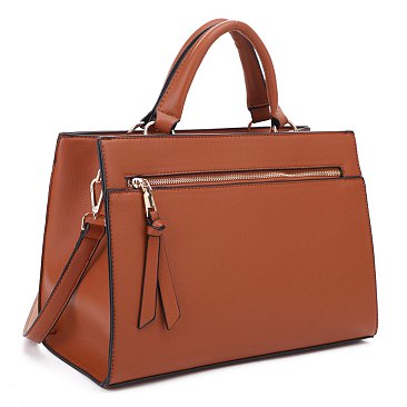 brown satchel designer bag