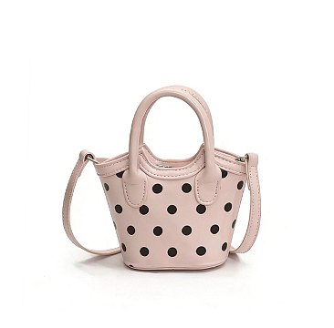 Polka Dot Mini Bag Satchel