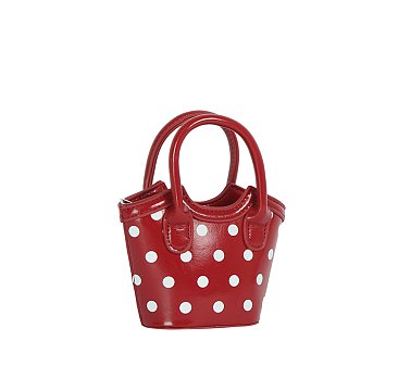 Polka Dot Mini Bag Satchel