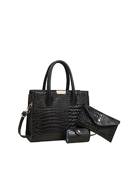 Croc Alligator 3-in-1 Satchel