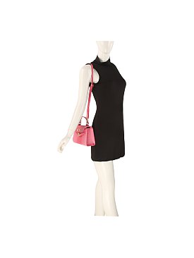 Croc Alligator Flap Satchel