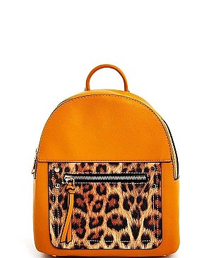 LEOPARD TWO TONE BACKPACK