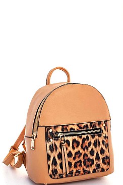 LEOPARD TWO TONE BACKPACK