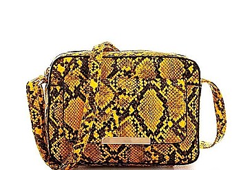 PYTHON SKIN CROSSBODY BAG