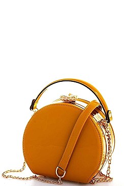 CIRCLE STRUCTURED CROSSBODY SHOULDER BAG