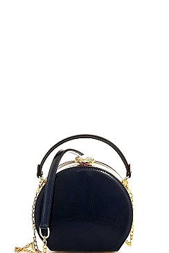 CIRCLE STRUCTURED CROSSBODY SHOULDER BAG