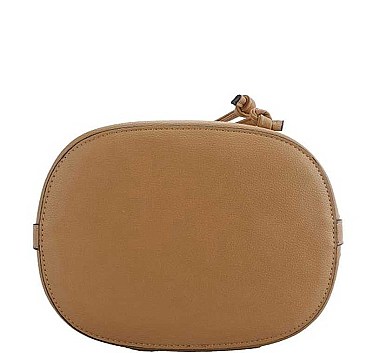 CHIC DRAWSTRING CHAIN CROSSBODY BAG