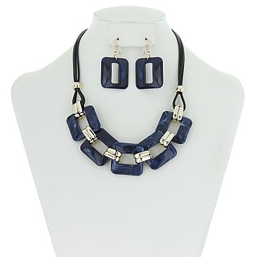 Trendy Sq Celluloid Link Nk Set SLN1582