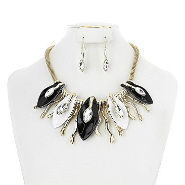 METAL INSPIRED FASHION NECKLACE SET