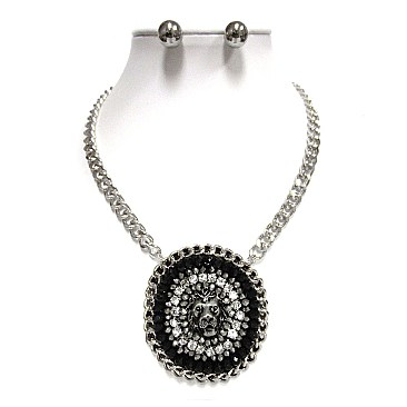 LION HEADCHAIN NECKLACE SET