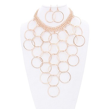 METAL BIB NECKLACE SET