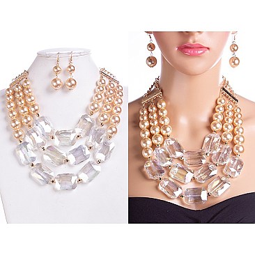 GLITZY NECKLACE SET