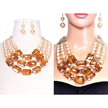 GLITZY NECKLACE SET