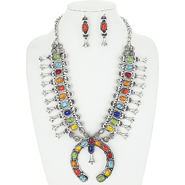 SQUASH BLOSSOM NECKLACE SET