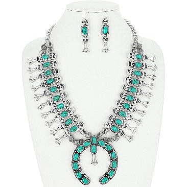SQUASH BLOSSOM NECKLACE SET