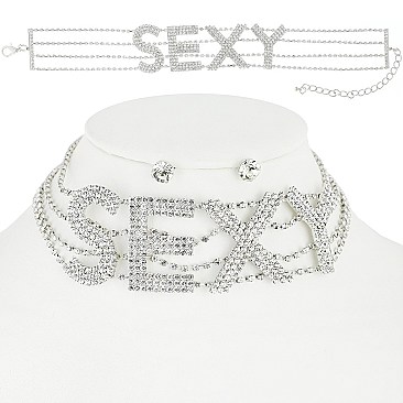 SEXY RHINESTONE CHOKER