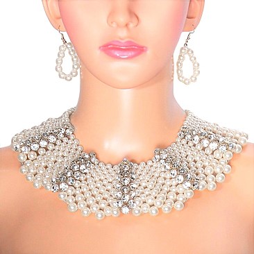 MULTI LAYER BEADS NECKLACE SET