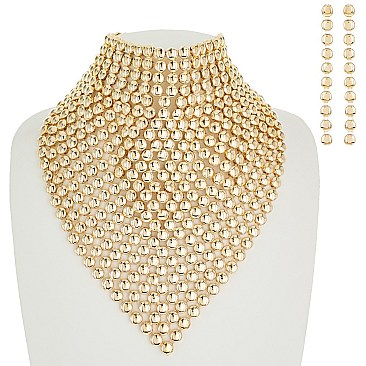 METAL BIB NECKLACE