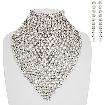 METAL BIB NECKLACE