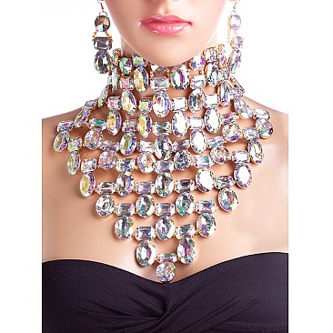 RAVISHING CHOKER BIB NECKLACE